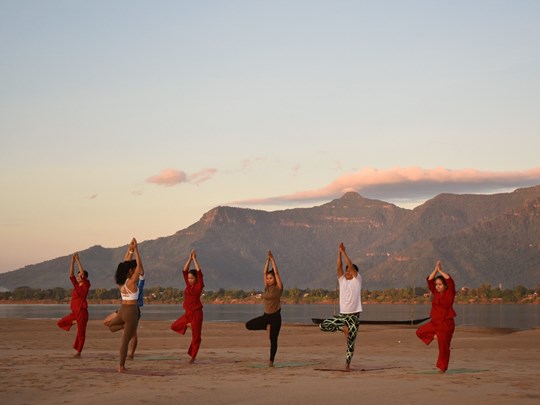 Séance de yoga matinale