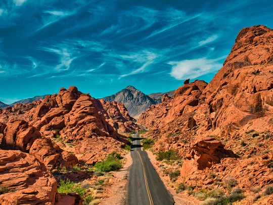 Valley of Fire entre Las Vegas et Zion