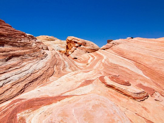 Les formations orangées de la Valley of Fire