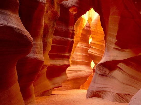 Moment magique à Antelope Canyon