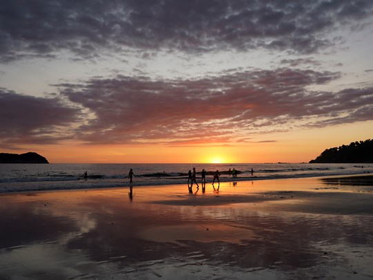 Coucher de soleil magique