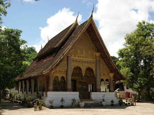 Visite du Wat Sieng Mouane situé à Luang Prabang