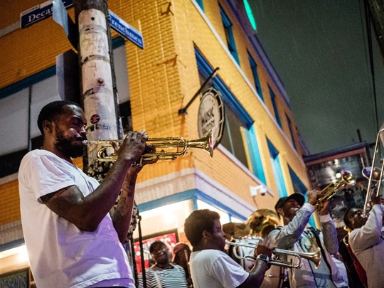 Ambiance musicale à la Nouvelle Orléans