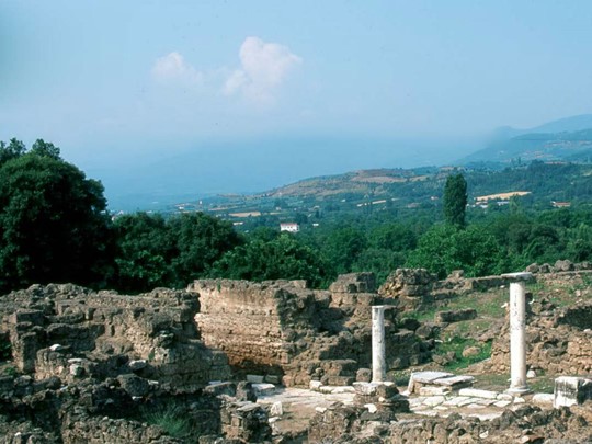 Le site archéologique de Longos à Edessa