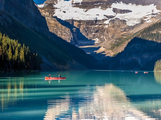 Les perspectives incroyables du lac Moraine 