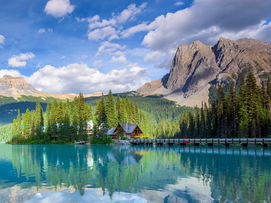 Parc national Yoho et son magnifique lac émeraude