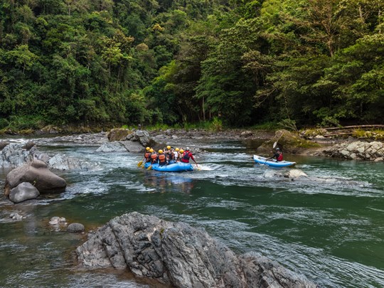 Rafting au cœur de la jungle du Pacuare
