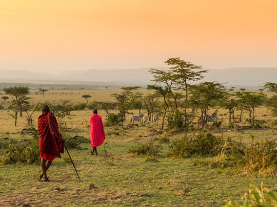 Villages Massaïs nichés au cœur de paysages sauvages 