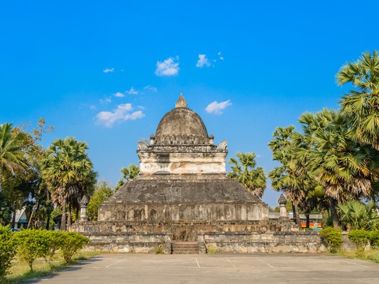 Vat Visoun et son stupa en forme de pastèque
