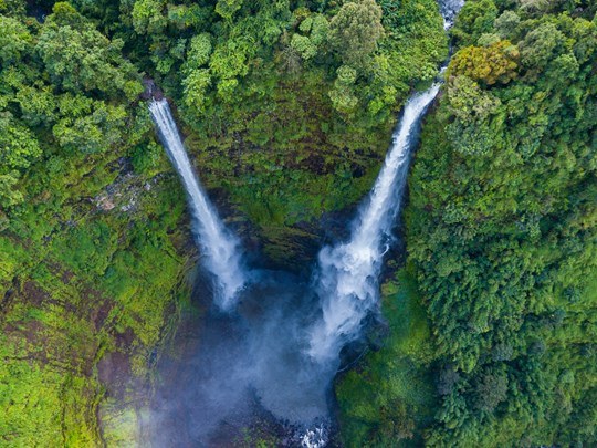 Les chutes impressionnantes de Tad Fan