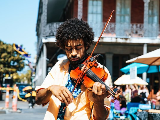 Ambiance musicale à la Nouvelle Orléans
