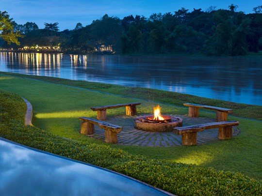 Détente au coin du feu