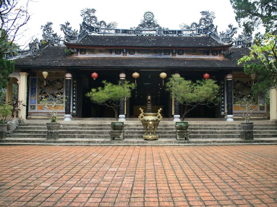 Vue de la pagode Tu Hieu