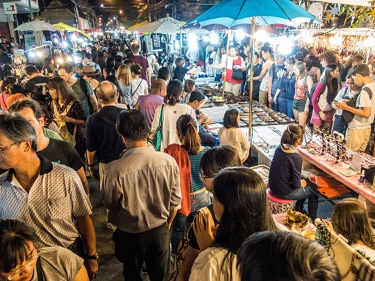 Profitez des marchés de Chiang Mai