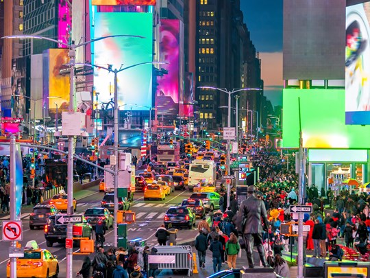 Times Square, énergie lumineuse