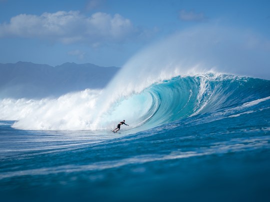 Les vagues domptées, bénédiction du dieu Kanaloa