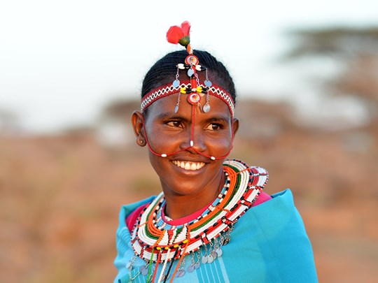 Tenue traditionnelle au Samburu