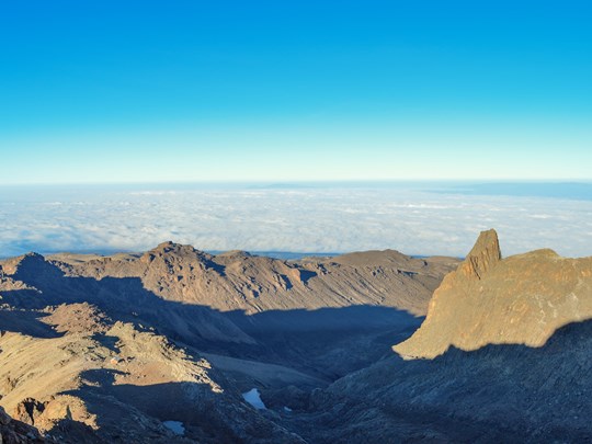 Glaciers du mont Kenya