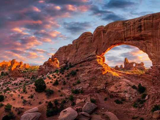 Arches National Park, un décor spectaculaire de roches sculptées