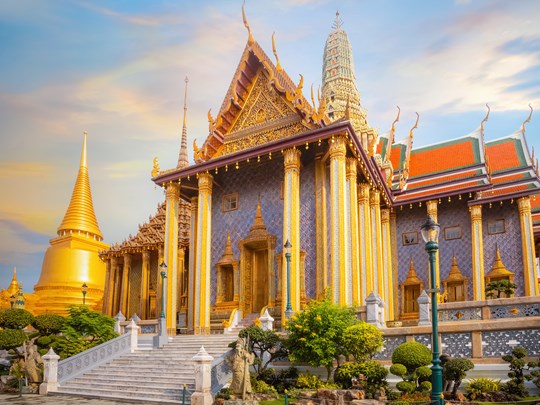 Le Wat Phra Kaew abrite le légendaire Bouddha d'Émeraude
