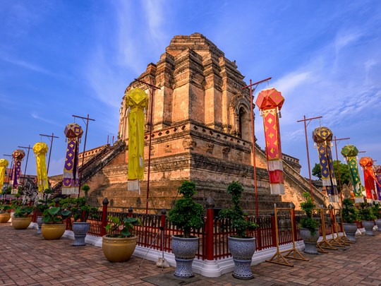 Wat Chedi Luang, témoin de six siècles d'histoire à Chiang Mai