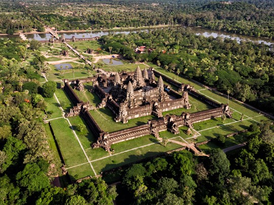 Un temple représentant le mont Meru