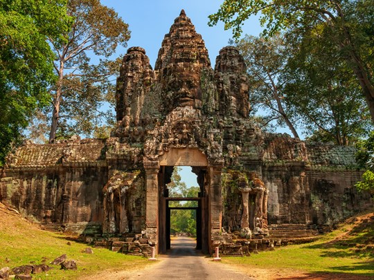 Angkor Thom et son entrée aux 4 visages
