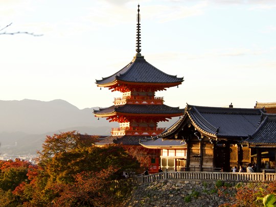 L'un des plus beaux temples de Kyoto : Kiyomizu-dera