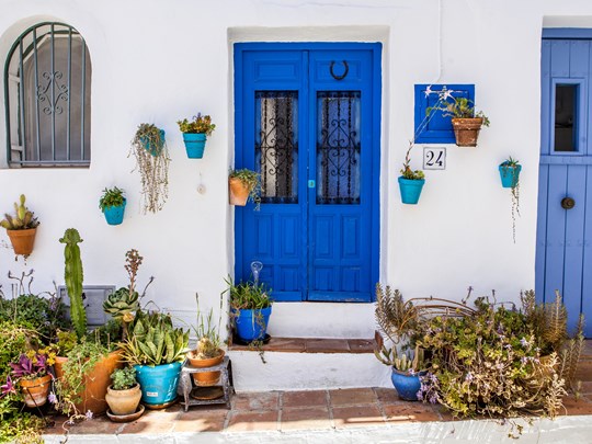 Quartier mauresque de Frigiliana et ses façades colorées