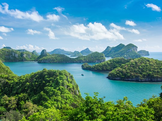 Le parc national de Mu Ko Ang Thong et ses récifs coralliens