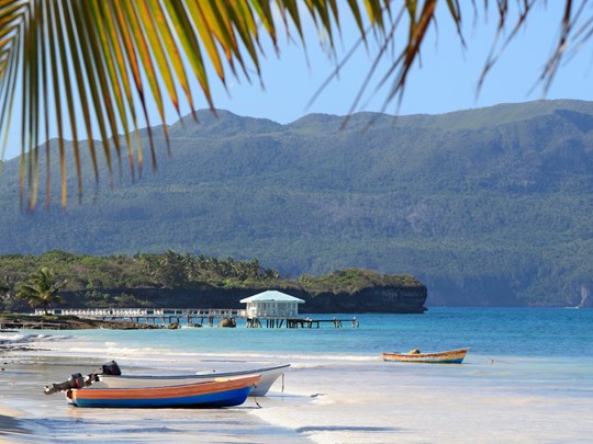 Plage à Las Galeras