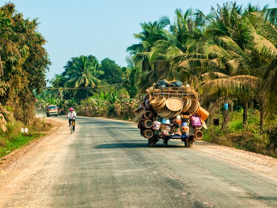 Immergez-vous dans la campagne cambodgienne