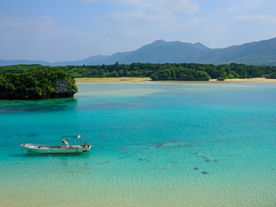 Vue spectaculaire sur la baie de Kabira, Ishigaki