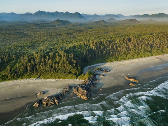 Le parc national de Pacific Rim, époustouflant