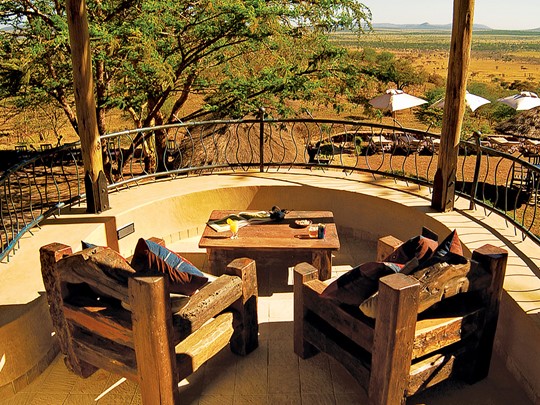 Vue depuis le Ngorongoro Sopa Lodge