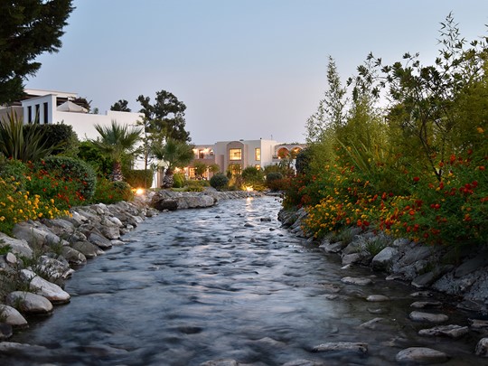 La rivière de l'hôtel