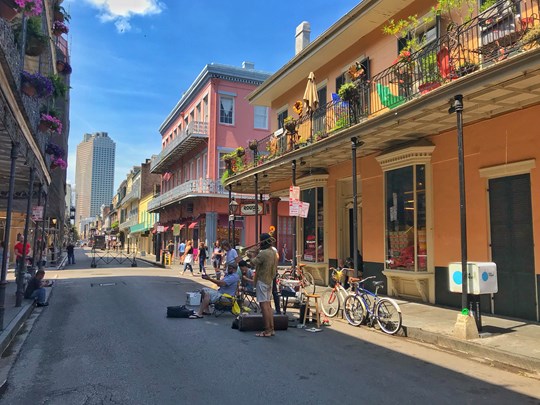 La Nouvelle Orléans et ses rues colorées