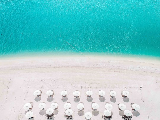 La longue plage
