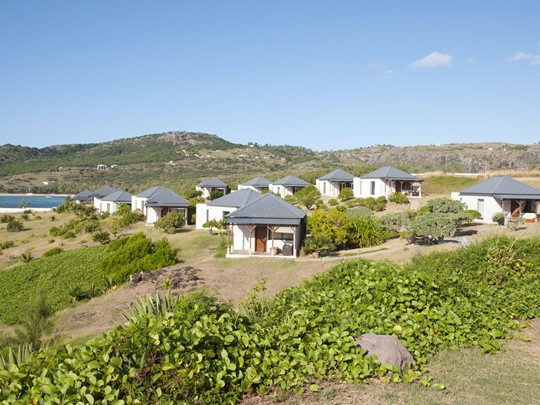 Les villas du Tekoma posées face à la mer