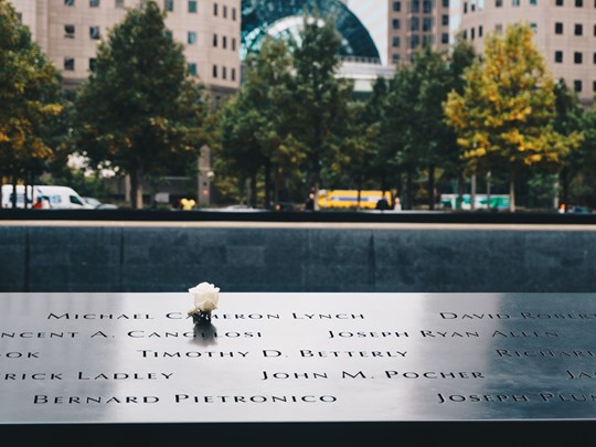 Le Memorial du 11 septembre, aux pieds de la One Word Trade Center