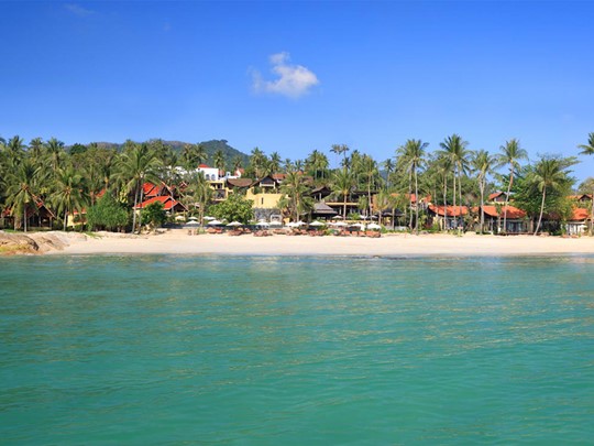 Vue de l'hôtel New Star Beach Resort situé à Koh Samui