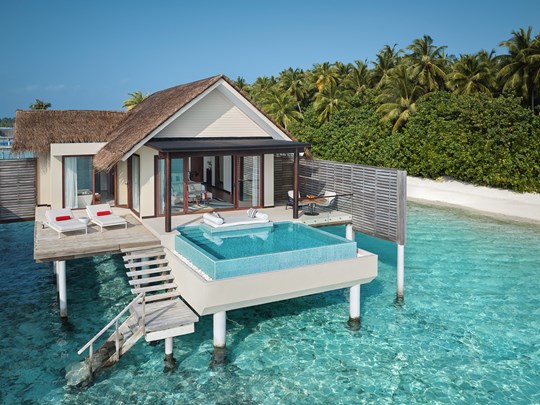 Over Water Pool Villa