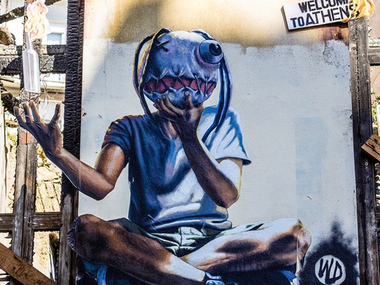 Athènes alternatif et son art de rue  