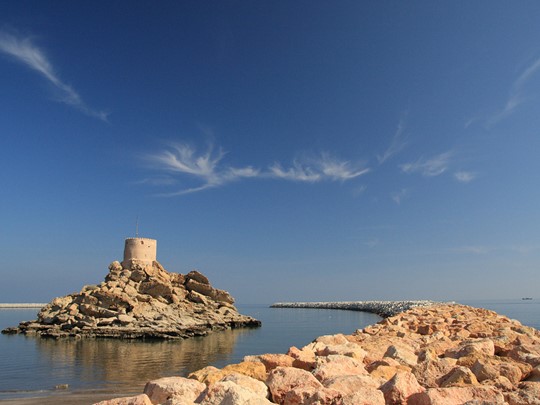 Forts portugais qui gardent l'entrée du port