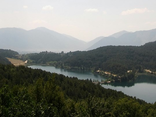 Le lac de Doxa dans le Péloponnèse