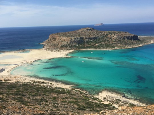 La plus célèbre plage de Crète