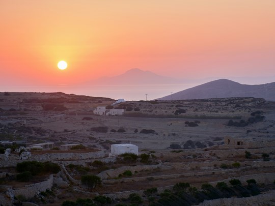 Fin de journée à Folegandros