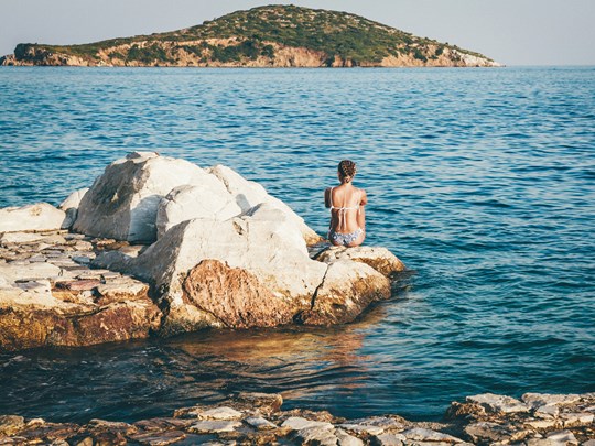 Baignade dans les Sporades