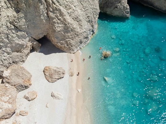 La plus célèbre plage de Zante