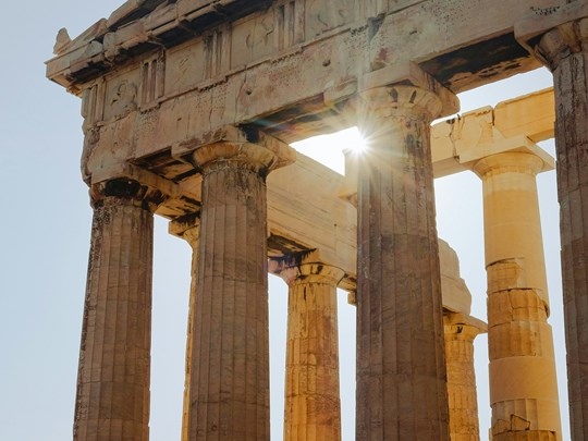 Les temples merveilleusement conservés d'Athènes